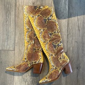 Sam Edelman Snake Skin Boots